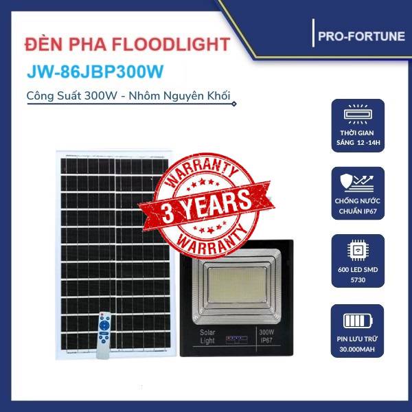 ĐÈN PHA NGOÀI TRỜI 300W JW-86JBP300W